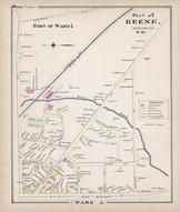 Keene - Ward 1, New Hampshire State Atlas 1892 Uncolored